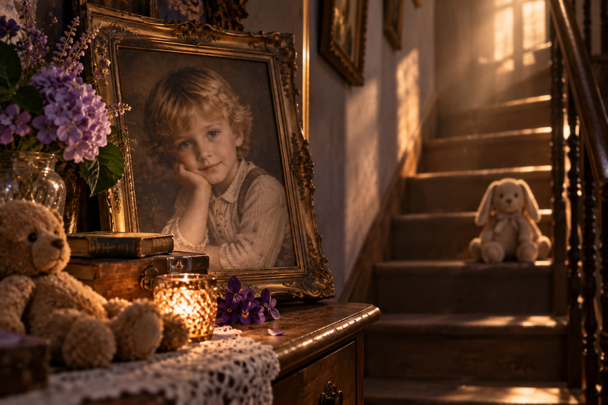 L'enfant blond ,séance avec une médium