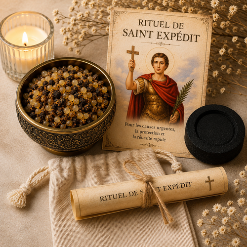 Coffret rituel Saint Expédit causes urgentes