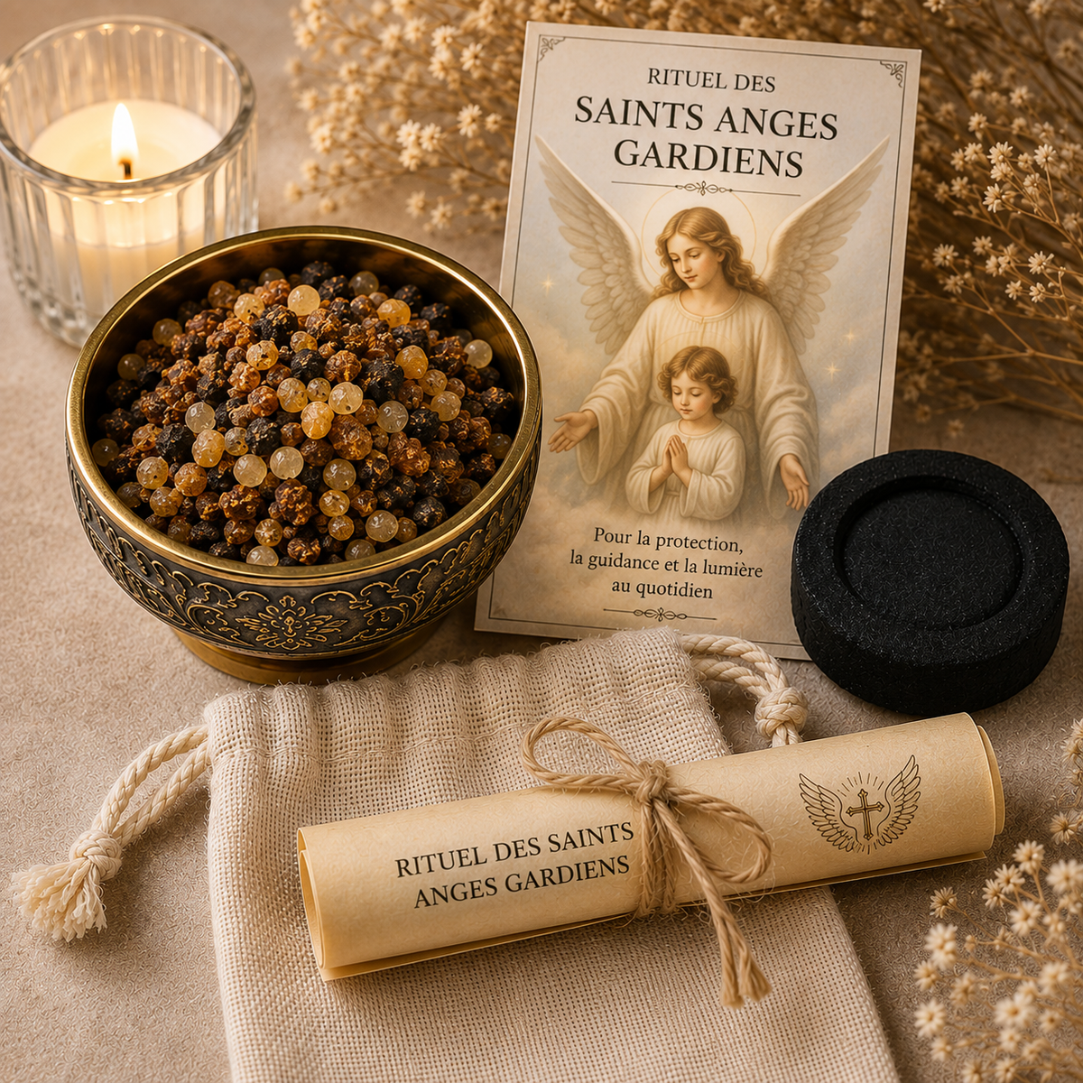 Coffret Rituel de protection & guidance – Saints Anges Gardiens